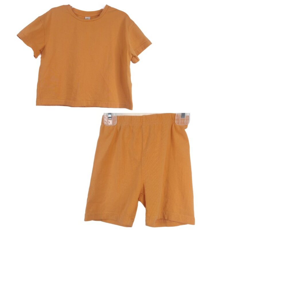 Girls Orange 2Piece Pants Set Size: 4Y